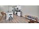 Bright kitchen area featuring white cabinets, gray countertops, and stainless appliances at 3725 Celesta Vista Ave, Henderson, NV 89044