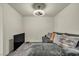 Comfortable seating area with large sectional and modern ceiling fan at 3725 Celesta Vista Ave, Henderson, NV 89044