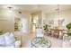 Inviting living room featuring neutral tones, stylish furnishings and an open floor plan at 422 Tanita Ct, Las Vegas, NV 89123