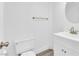 A pristine bathroom features a new vanity and fixtures at 5000 Forest Oaks Dr, Las Vegas, NV 89149