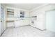 Functional kitchen with white cabinets and appliances, offering a practical cooking space at 5408 Longridge Ave, Las Vegas, NV 89146