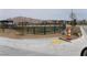 Community dog park with fencing and mountain views at 5642 Sunset Amber Ave, Las Vegas, NV 89122