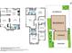 Detailed floor plan showcasing the layout of the house, including room dimensions at 6276 Back Woods Rd, Las Vegas, NV 89142