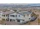 Modern two-story home with a beautiful desert landscape and a view of the city skyline at 705 Carlon Hills Ave, Las Vegas, NV 89138