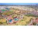 Beautiful aerial view showcasing the park's walking paths, sports fields, recreational areas, and surrounding community at 7400 W Flamingo Rd # 1087, Las Vegas, NV 89147