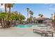 Community pool includes a small waterfall feature and spa at 8600 W Charleston Blvd # 1075, Las Vegas, NV 89117