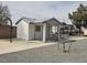 Dog kennel is equipped with a basketball hoop, cage and concrete pad at 901 E Jaybird St, Pahrump, NV 89048