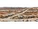 Panoramic aerial view of a new construction neighborhood, showcasing modern homes and community layout at 127 Crimson Cactus Ave, Henderson, NV 89011