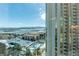 Breathtaking cityscape view from a high-rise, capturing the city's skyline and clear blue skies at 135 E Harmon Ave # 2104, Las Vegas, NV 89109