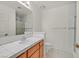 Bathroom featuring a single sink vanity and tiled floors at 15 Richland Acres Ct, Henderson, NV 89074
