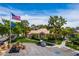 Community clubhouse with lush landscaping and manicured grounds at 1712 Warrenville St, Las Vegas, NV 89117