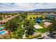 This elevated view showcases the interconnected community features and amenities, including a playground and pool at 1712 Warrenville St, Las Vegas, NV 89117