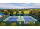 Aerial view of community tennis courts for residents and guests at 1712 Warrenville St, Las Vegas, NV 89117
