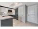 Contemporary kitchen featuring sleek cabinets and marble countertops at 222 Karen Ave # 1904, Las Vegas, NV 89109