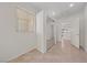 Hallway with mirrored closet at 2920 Foxtail Creek Ave, Henderson, NV 89052