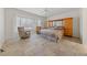 Large main bedroom features tile flooring, a ceiling fan and a built-in dresser at 2920 Foxtail Creek Ave, Henderson, NV 89052
