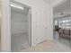 This walk-in closet provides ample space for storage at 2920 Foxtail Creek Ave, Henderson, NV 89052