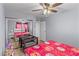 A bedroom with a large mirror closet enhancing the sense of space at 2963 Greendale St, Las Vegas, NV 89121