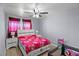 Cozy bedroom with a whimsical theme and comfortable furnishings at 2963 Greendale St, Las Vegas, NV 89121