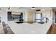 Modern kitchen with sleek cabinetry, marble countertops, and stainless steel appliances at 3111 Bel Air Dr # 5F, Las Vegas, NV 89109