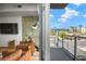 Balcony with city view at 353 E Bonneville Ave # 311, Las Vegas, NV 89101