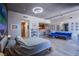 Spacious open floorplan with modern lighting, full living room and open kitchen at 353 E Bonneville Ave # 905, Las Vegas, NV 89101