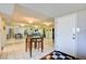 Elegant dining area and entrance featuring checkered floors and mirrored walls at 750 S Royal Crest Cir # 346, Las Vegas, NV 89169