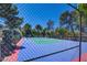 Well-maintained community tennis court with new paint and fencing at 750 S Royal Crest Cir # 346, Las Vegas, NV 89169