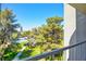 Balcony view overlooking green space, mature trees and community pool at 750 S Royal Crest Cir # 346, Las Vegas, NV 89169