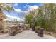 Outdoor kitchen and bbq area, perfect for entertaining and enjoying the beautiful weather at 2436 Grassy Spring Pl, Las Vegas, NV 89135