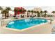 Enjoy a day at the community pool with city views and palm trees at 2700 Las Vegas Blvd # 910, Las Vegas, NV 89109