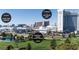Aerial view of Westgate Las Vegas Resort & Casino, with golf course and proximity to McCarran Airport and the Strip at 2867 Geary Pl # 3008, Las Vegas, NV 89109