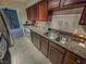 Contemporary kitchen with stainless steel appliances, granite countertops, and ample storage at 2867 Geary Pl # 3008, Las Vegas, NV 89109
