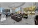 Modern resident lounge featuring comfortable seating, a chandelier, and abundant natural light at 322 Karen Ave # 2003, Las Vegas, NV 89109