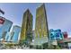 Striking view of modern high-rise buildings, showcasing the architectural beauty and urban landscape at 3722 Las Vegas Blvd # 1204, Las Vegas, NV 89158