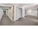 Modern hallway featuring multiple elevators and neutral decor, highlighting sleek design and functionality at 3722 Las Vegas Blvd # 1204, Las Vegas, NV 89158