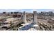 Stunning aerial view of the Palms Casino Resort and surrounding Las Vegas cityscape on a clear, sunny day at 4381 W Flamingo Rd # 3712, Las Vegas, NV 89103