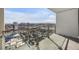 Breathtaking city view from a balcony with modern glass railings, showcasing the Palms Resort and skyline at 4381 W Flamingo Rd # 3712, Las Vegas, NV 89103