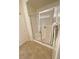 Bathroom shower with sliding glass doors and a built-in seat at 4534 Regalo Bello St, Las Vegas, NV 89135