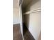 Bedroom closet with shelving and sliding doors at 5129 Sugarfoot Ave, Las Vegas, NV 89107