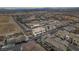Aerial view of community with desert surroundings, showing neighborhood layout and mountain views at 752 Echelon St, Las Vegas, NV 89138
