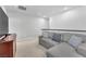 Comfortable living room with sofa and TV area for relaxing and entertaining guests at 752 Echelon St, Las Vegas, NV 89138