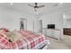 Spacious main bedroom with closet access, drawers and carpet at 752 Echelon St, Las Vegas, NV 89138