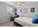 Comfortable bedroom with a desk and work area at 896 Janefield St, Las Vegas, NV 89148