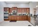 Spacious kitchen with double ovens, granite countertops, and plenty of cabinet storage at 9108 Tuxpan St, Las Vegas, NV 89131