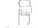 First floor plan exhibiting the layout of the living room, kitchen, dining area, laundry, garage and bathroom at 938 Carnival Ave, Las Vegas, NV 89123