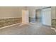 Bedroom with carpet flooring and mirror closet doors at 9485 Parkmoor Ave, Las Vegas, NV 89149