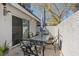 Charming patio with dining table and seating, offering a cozy outdoor space for entertaining or relaxing at 2040 Willowbury Dr # A, Las Vegas, NV 89108