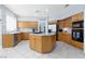 Spacious kitchen with stainless steel appliances, tile floors and lots of cabinet space at 21 Ocean Harbour Ln, Las Vegas, NV 89148