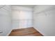 Empty walk-in closet with white walls and wire shelving at 2221 Loggerhead Rd, Las Vegas, NV 89117